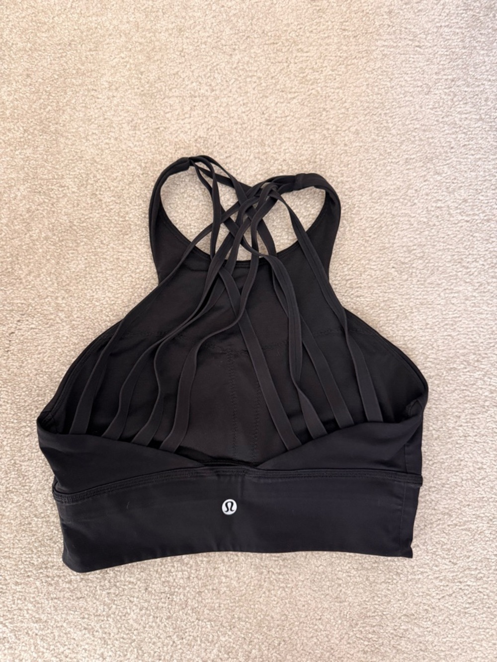 Lululemon Longline Black Sports Bra